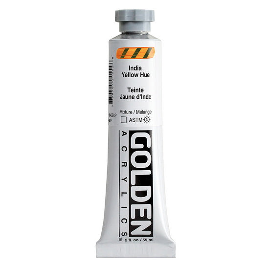 Acrylique haute viscosité - 2 oz  jaune d'inde imitation  s4