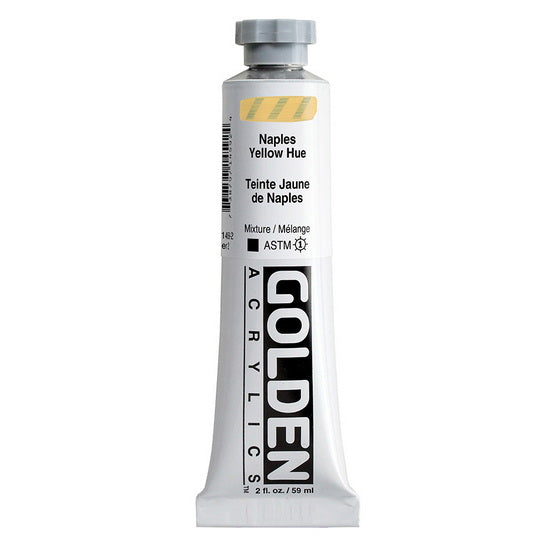 Acrylique haute viscosité - 2 oz  jaune de naples imitation  s2