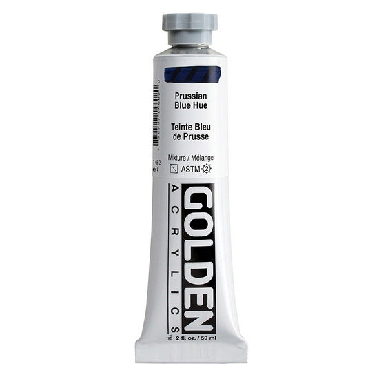 Acrylic heavy body - 2 oz  prussian blue hue  s4