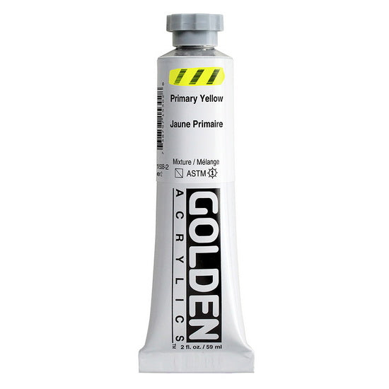 Acrylique haute viscosité - 2 oz  jaune primaire  s2