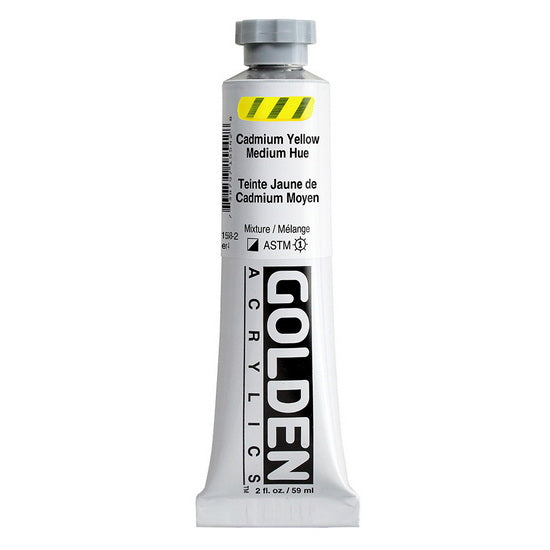 Acrylique haute viscosité - 2 oz  jaune cadmium moyen imit.  s4