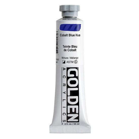Acrylique haute viscosité - 2 oz  bleu de cobalt imiation  s2