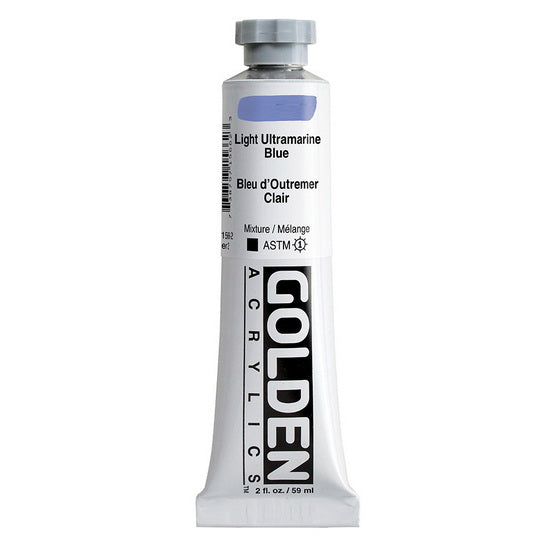 Acrylique haute viscosité - 2 oz  bleu d'outremer clair  s2