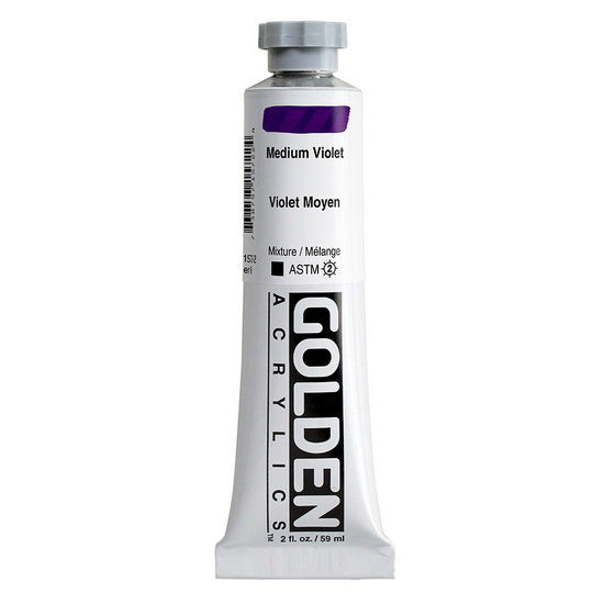 Acrylique haute viscosité - 2 oz  violet moyen  s6