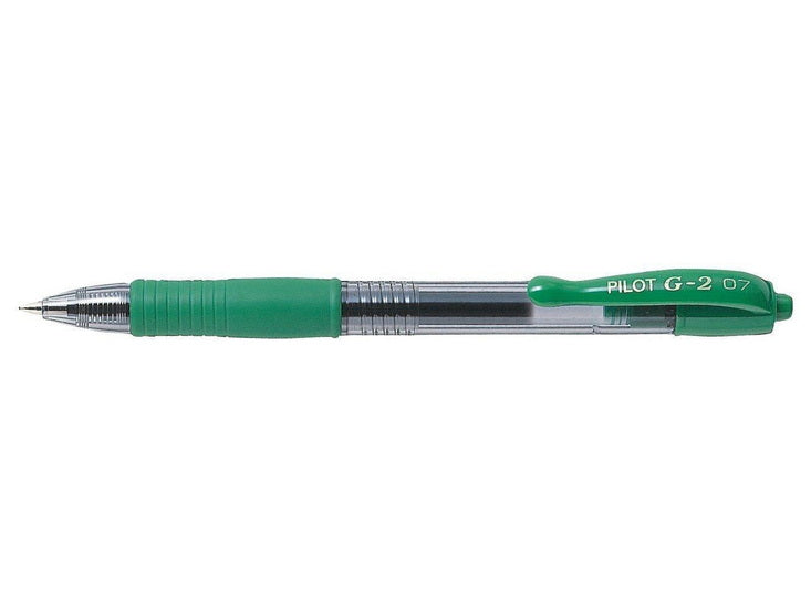 Stylo gel g-2 vert 0.7mm