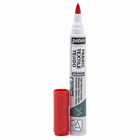 Textile marker - setacolor - light fabric - 1mm - red