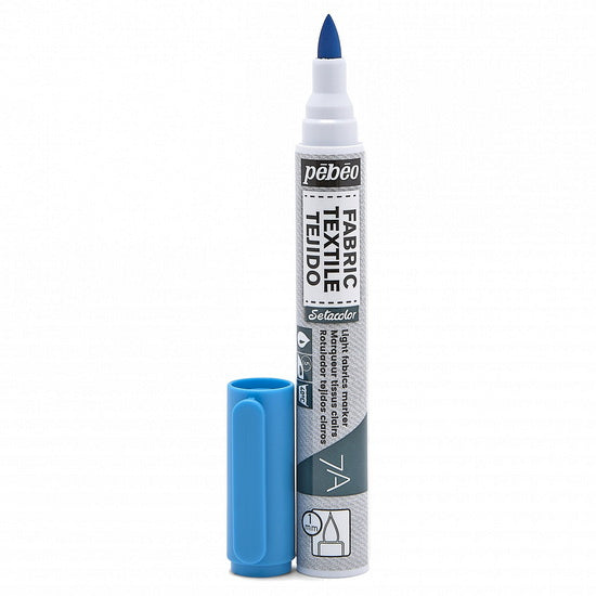Textile marker - setacolor - light fabric - 1mm - lgt blue