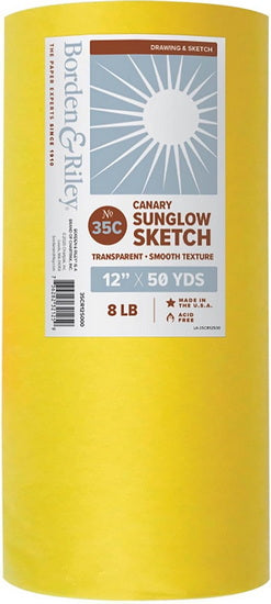 Canari Sketch Paper 12 " Roll - 50 Yards