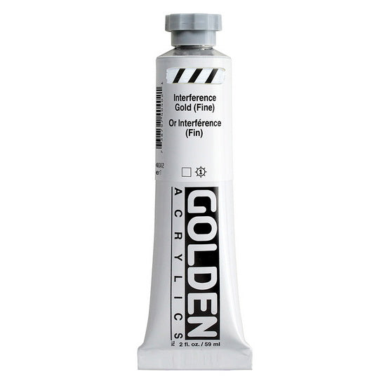 Acrylique haute viscosité - 2 oz  or interference fin  s7