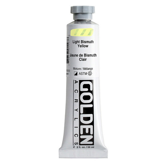 Acrylique haute viscosité - 2 oz  jaune de bismuth clair  s4