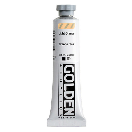 Acrylique haute viscosité - 2 oz  orange clair  s4