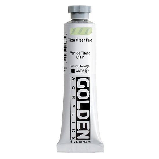 Acrylique haute viscosité - 2 oz  vert de titane clair  s1