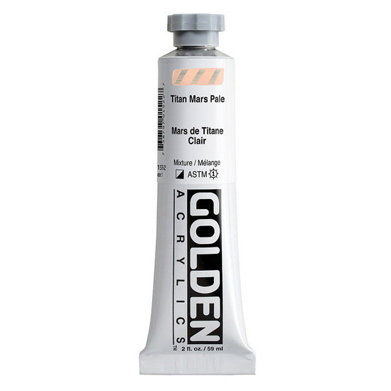 Acrylique haute viscosité - 2 oz  mars de titane clair  s1