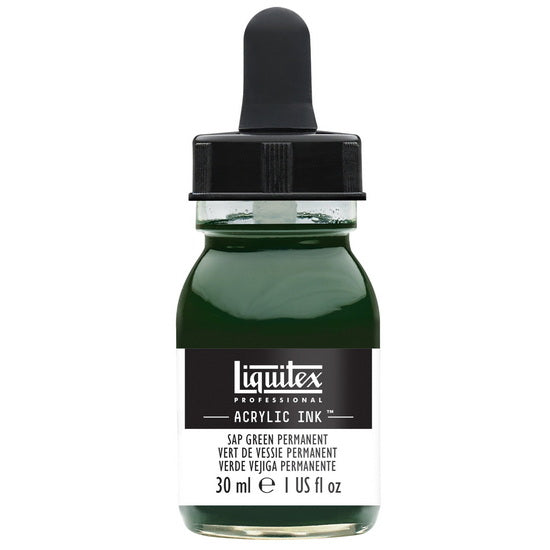 Acrylic Ink Sap Green Permanent - 30ml