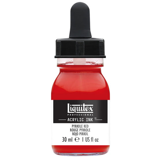 Encre acrylique rouge pyrrole - 30ml