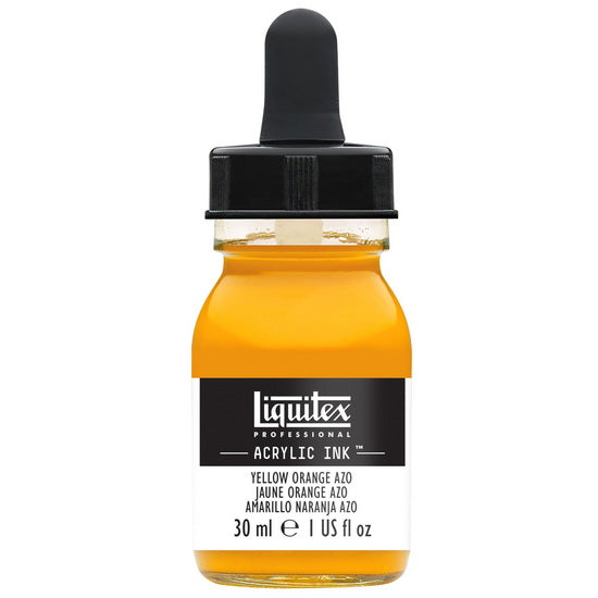 Encre acrylique jaune orange azo - 30ml