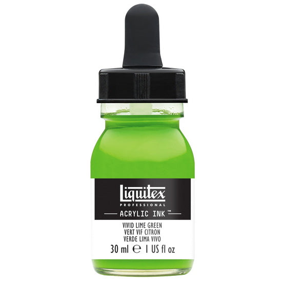 Acrylic Ink Vivid Lime Green- 30ml