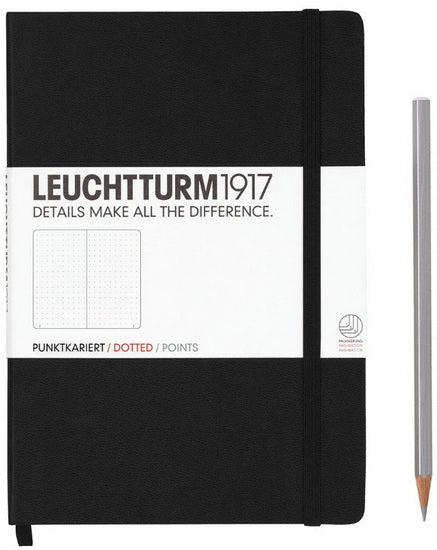 Notebook dotted a5 251p black