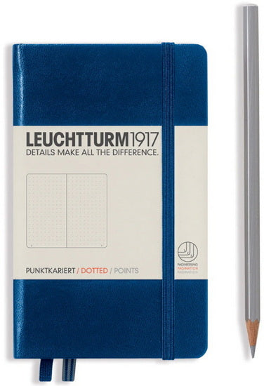 Notebook dotted a6 187p navy