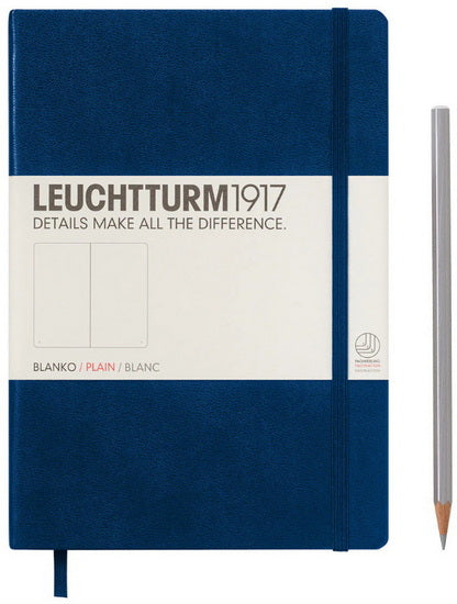 Notebook plain a5 251p navy