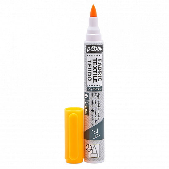 Textile marker - setacolor - light fabric - 1mm - fluo oran