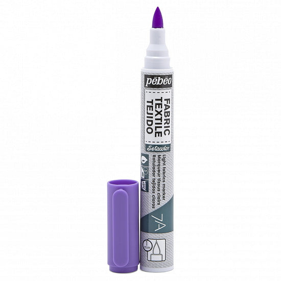 Textile marker - setacolor - light fabric - 1mm - fluo vlt