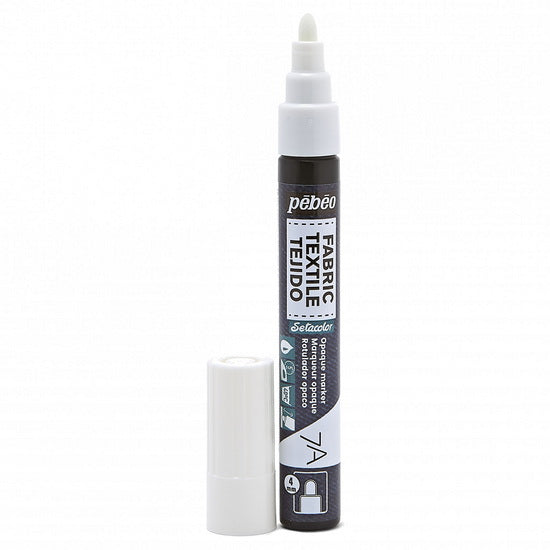 Textile marker - setacolor - opaque - 4mm - white