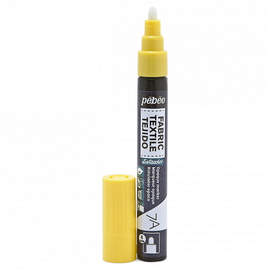 Marqueur textile - setacolor - opaque - 4mm - jaune