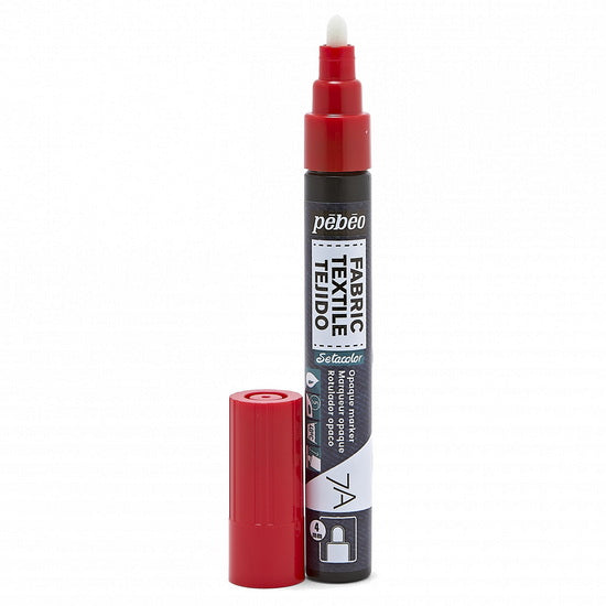 Textile marker - setacolor - opaque -  4mm - red