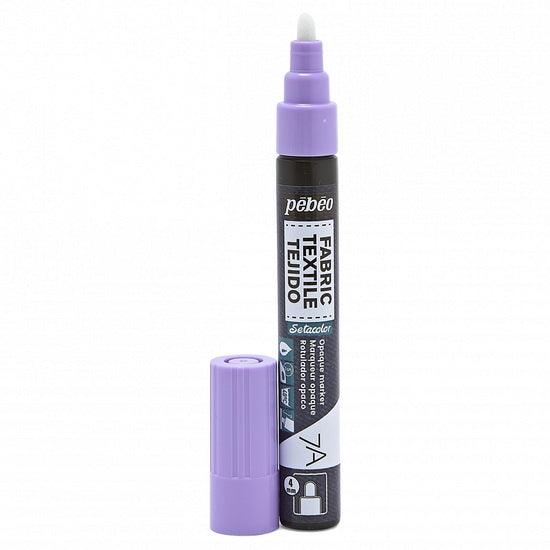 Textile marker - setacolor - opaque - 4mm - pastel violet