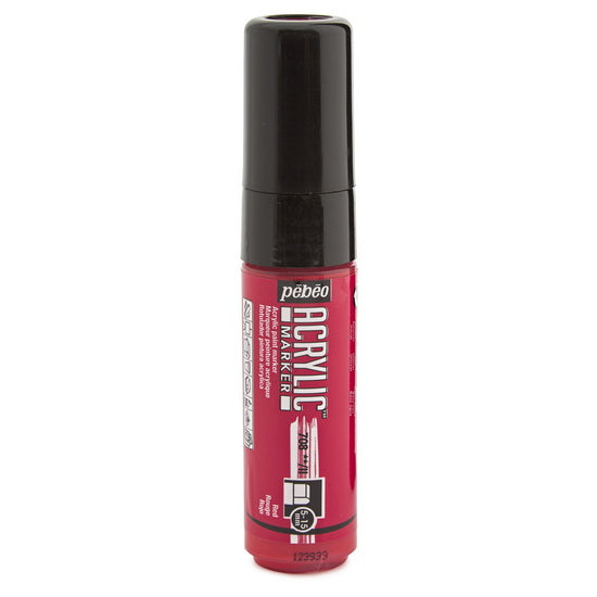 Marqueur acrylique - decomarker - 5-15mm - rouge