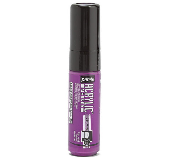 Marqueur acrylique - decomarker - 5-15mm - violet vif