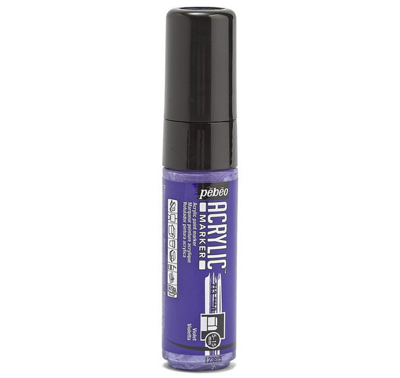 Marqueur acrylique - decomarker - 5-15mm - violet
