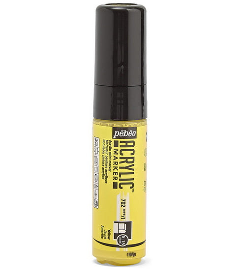Marqueur acrylique - decomarker - 5-15mm - jaune