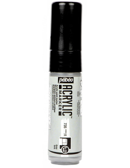 Acrylic marker - decomarker - 5-15mm - grey