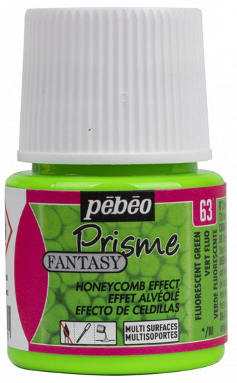 Peinture à effet - fantasy prisme - 45ml - vert fluorescent