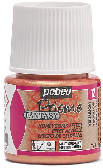 Peinture à effet - fantasy prisme - 45ml - vermillon