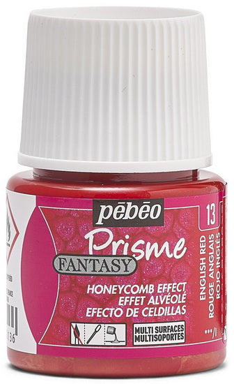 Peinture à effet - fantasy prisme - 45ml - rouge anglais