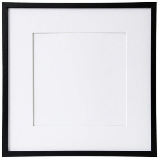 Cadre photo en bois noir - 1212po pp 8x8po