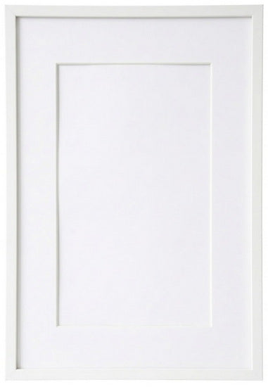 Photo Frame Wood White - 18X24" mat 12X18"