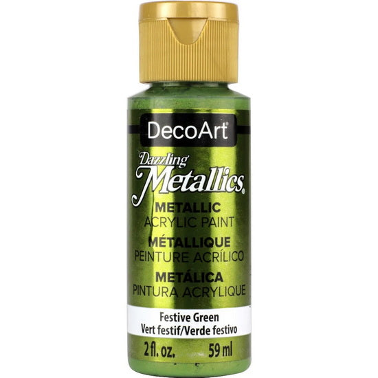 Acrylique americana métallique  vert festif - 60ml