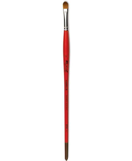 Acrylic paintbrush - synthetic - kaërell - worn round #8