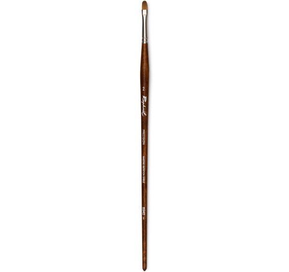 Acrylic paintbrush - synthetic - precision - filbert #2