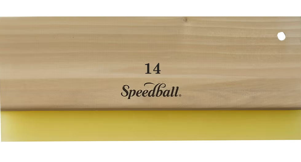 Raclette urethane - sérigraphie - 14po