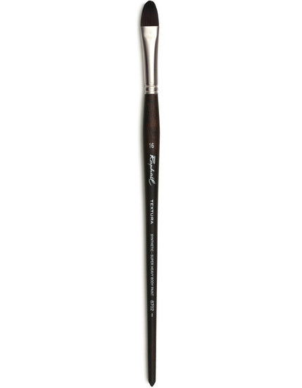 Acrylic paintbrush - synthetic - textura - worn round #16