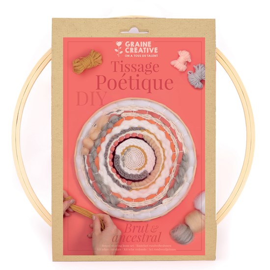 Kit métier à tisser rond - poétique