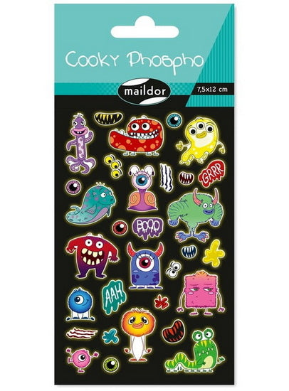 Phosphoresents Cooky Stickers : Monsters
