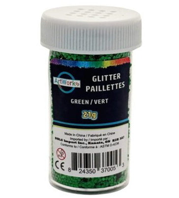 Paillettes en pot - vert