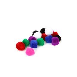 Pompons 2,54 cm - rouge