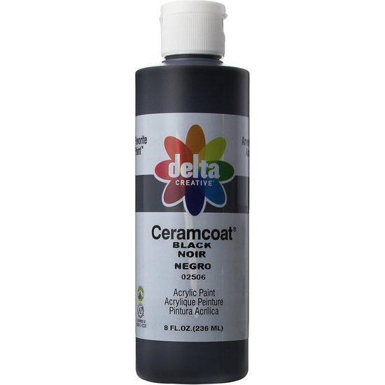 Ceramcoat Acrylic Black- 236ml